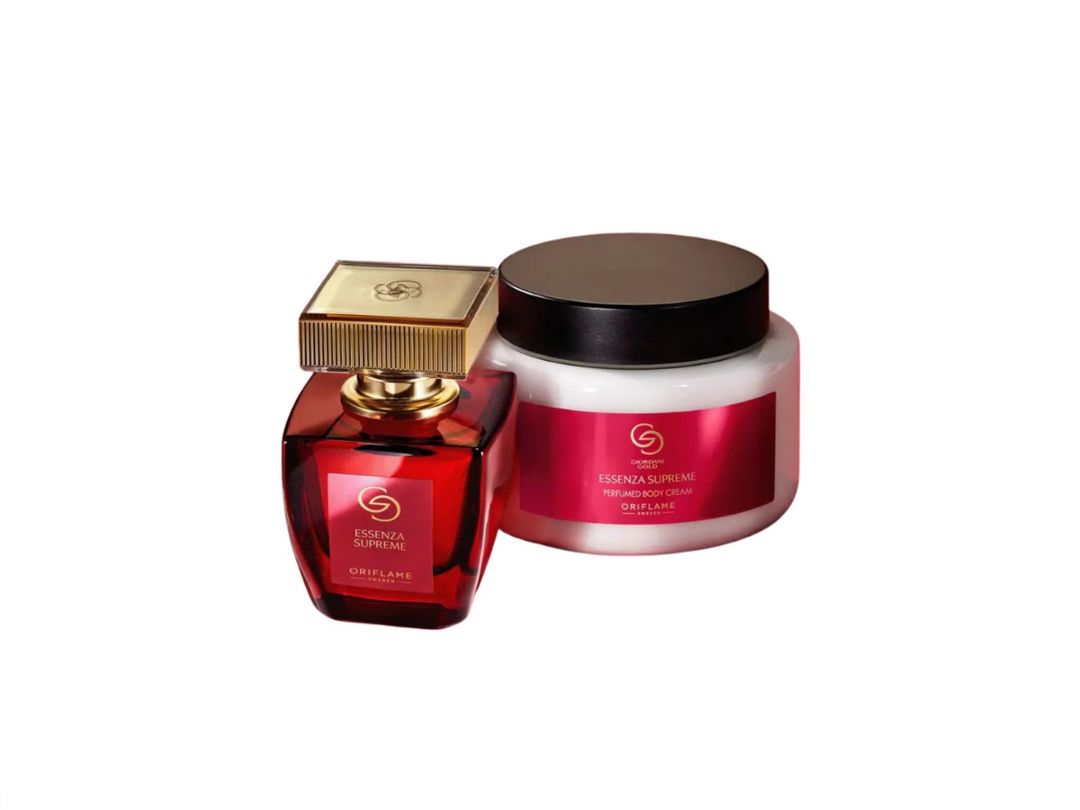 Oriflame Giordani Gold Essenza Supreme qadınlar üçün ətir dəsti (bədən üçün krem 250 ml + ətir suyu 50 ml) — Mallar, Bakı (2)