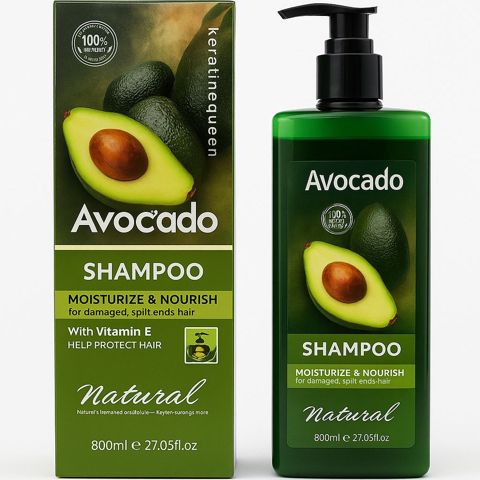Şampun Natural Avocado Moisturize & Nourish 800 ml — Bakı