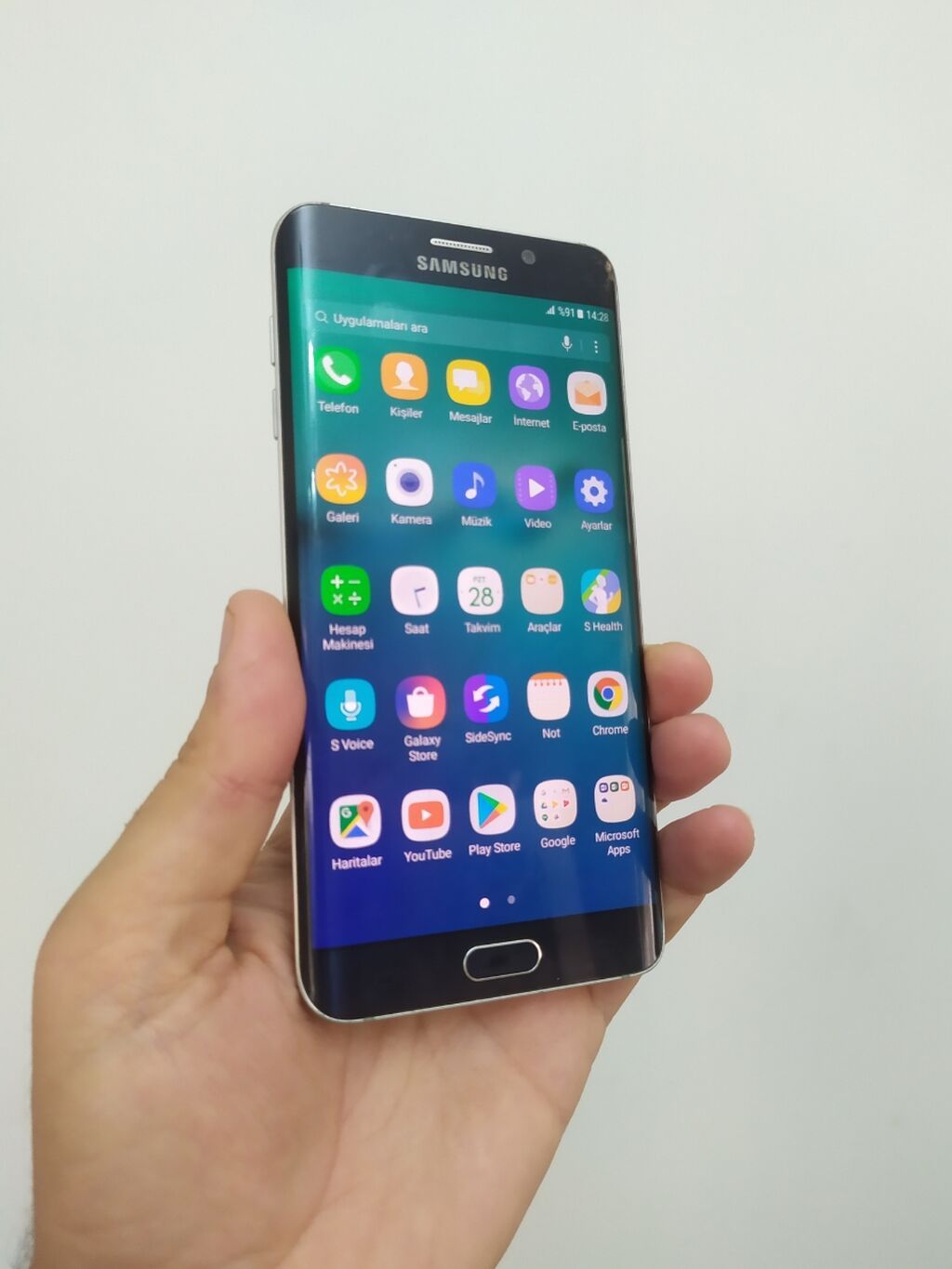 Samsung Galaxy S6 Edge Plus, 32 GB, rəng - Göy, Sensor — Samsung, Masazır (8)