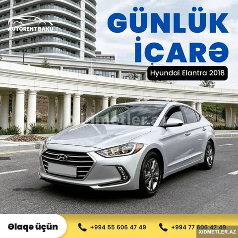 Hyundai Elantra icarəsi — Bakı