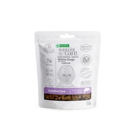 Küçüklər üçün məzə Nature's Protection Superior Care White Dogs for junior dogs Sensitive Care 150 q — Bakı
