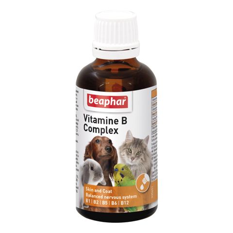 Vitaminlər Beaphar Vitaminе B Complex heyvanlar üçün, 50 ml — Bakı
