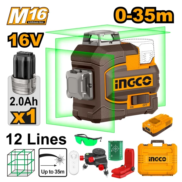 Ingco lazer tərezi 3D-360 HLL301201 — Bakı