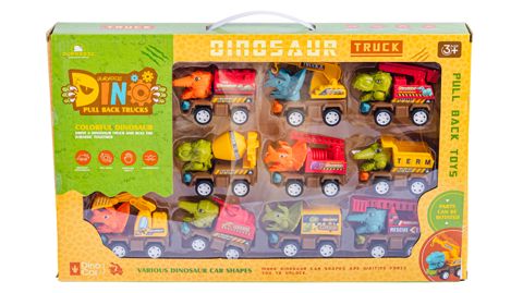 Maşın dəsti Dinosaur Truck 9942, 40x28 sm, 3 yaşdan, rəngbərəng — Bakı