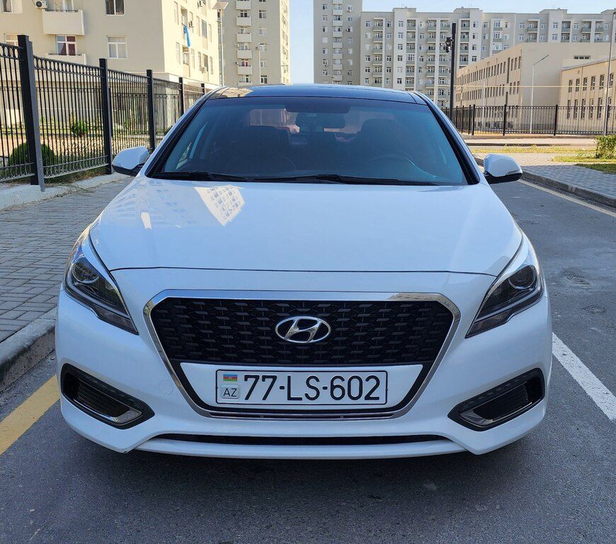 Hyundai Sonata, 2.0 L, 9.8 kWh, 2016 il, 165 000 km — Avtomobillər, Bakı (5)