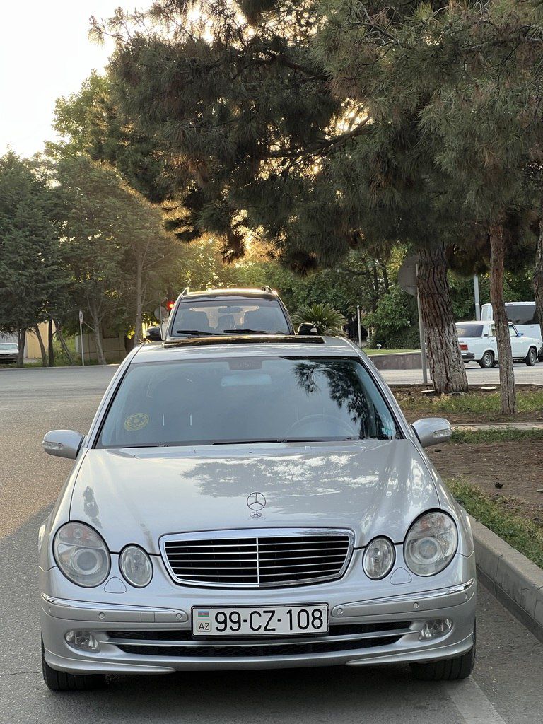 Mercedes E 320, 3.2 L, 2003 il, 244 000 km 99-CZ-108 — Avtomobillər, Şəmkir (5)