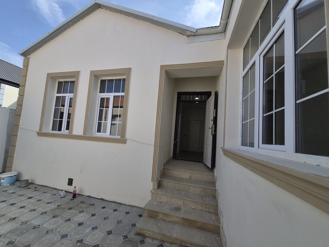 Satılır 3 otaqlı həyət evi/bağ evi 90 m² — Ev, villa, Bakı (2)
