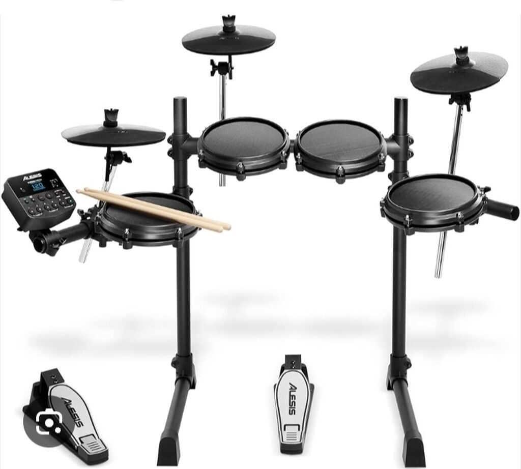 Alesis elektron zərb qurğusu – kompak tərtibatlı 5‑padlı mesh dəri — Taqıldayan alətlər, Qobu (2)
