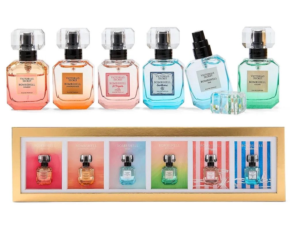 Victoria's Secret Bombshell Summer Favorites ətir dəsti qadınlar üçün, 6x7.5 ml — Mallar, Bakı