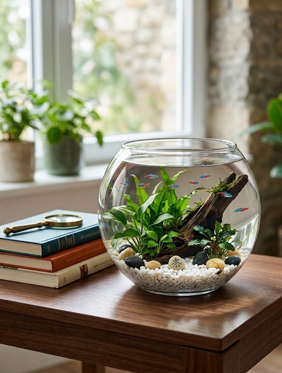 Akvarium, dairəvi, şəffaf, 3.5 l — Mallar, Bakı (3)