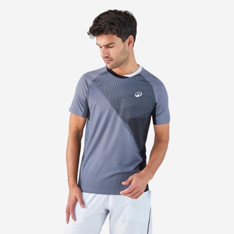 Futbolka Decathlon 8883395, boz/qara, ölçü M — Bakı