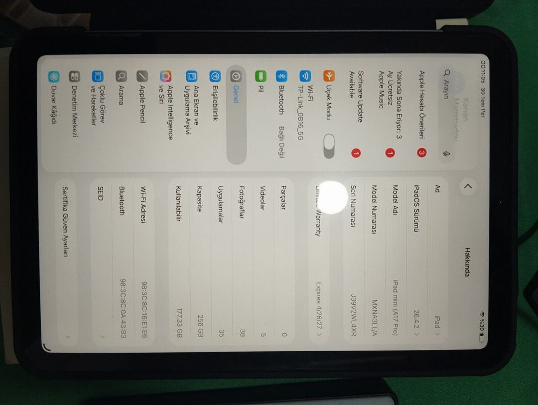 iPad mini 7 256GB — Planshetlər, Bakı (7)