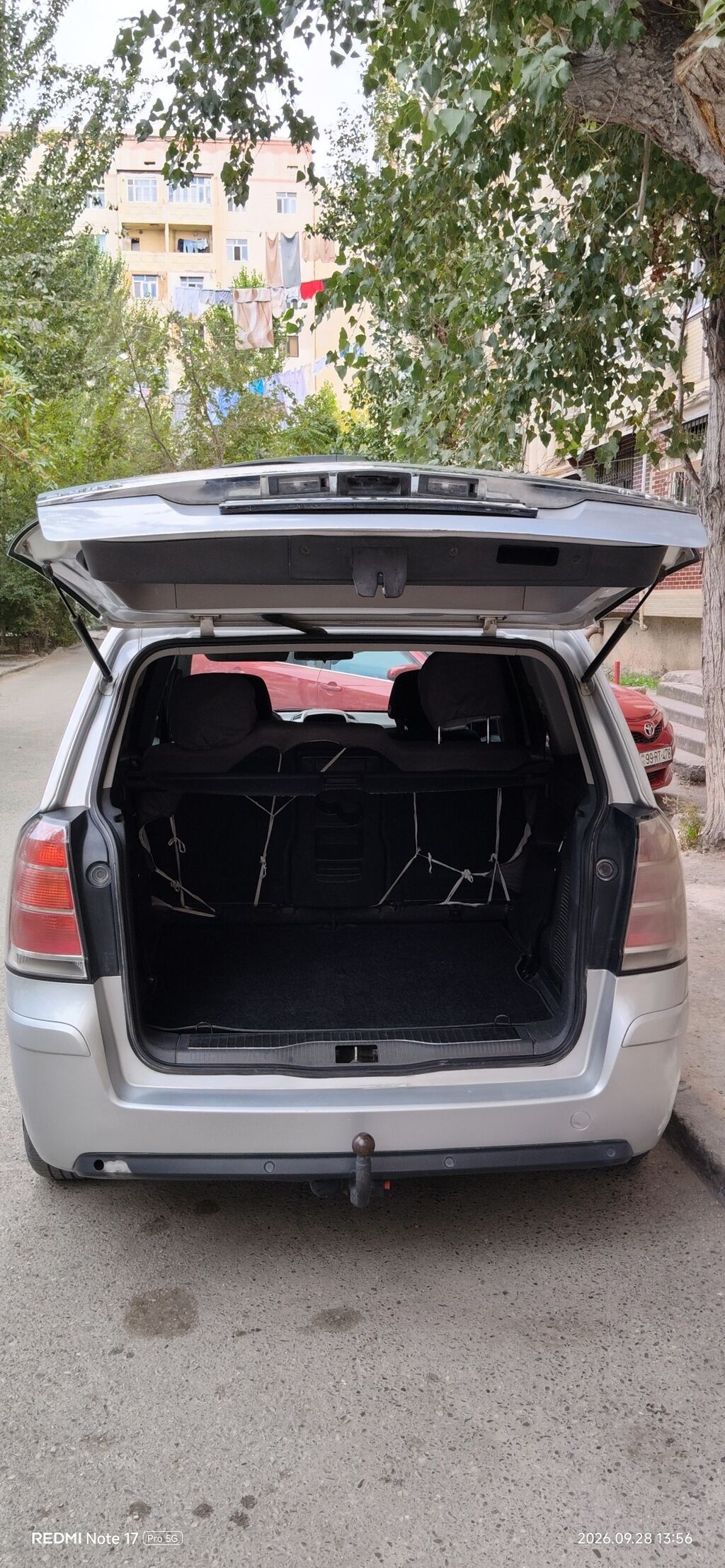 Opel Zafira (gümüş rəng) – 7 yerlik ailə miniveni Satılır — Avtomobillər, Sumqayıt (6)