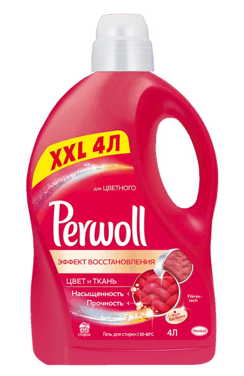 Maye yuyucu vasitə Perwoll Renew & Repair Color & Fiber rəngli əşyalar üçün, 4 l, 66 yuma — Bakı