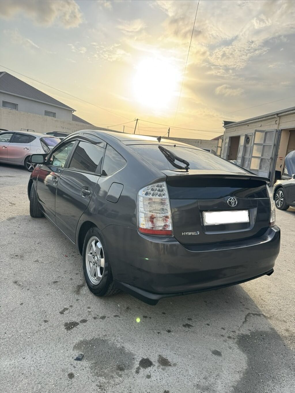 Toyota Prius (2-ci nəsil) hibrid hetçbek - Rəng: tünd boz/metallic — Avtomobillər, Digah (3)