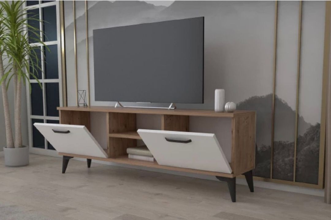 TV üçün tumba 61117307 qəhvəyi/ağ — Mallar, Bakı (2)