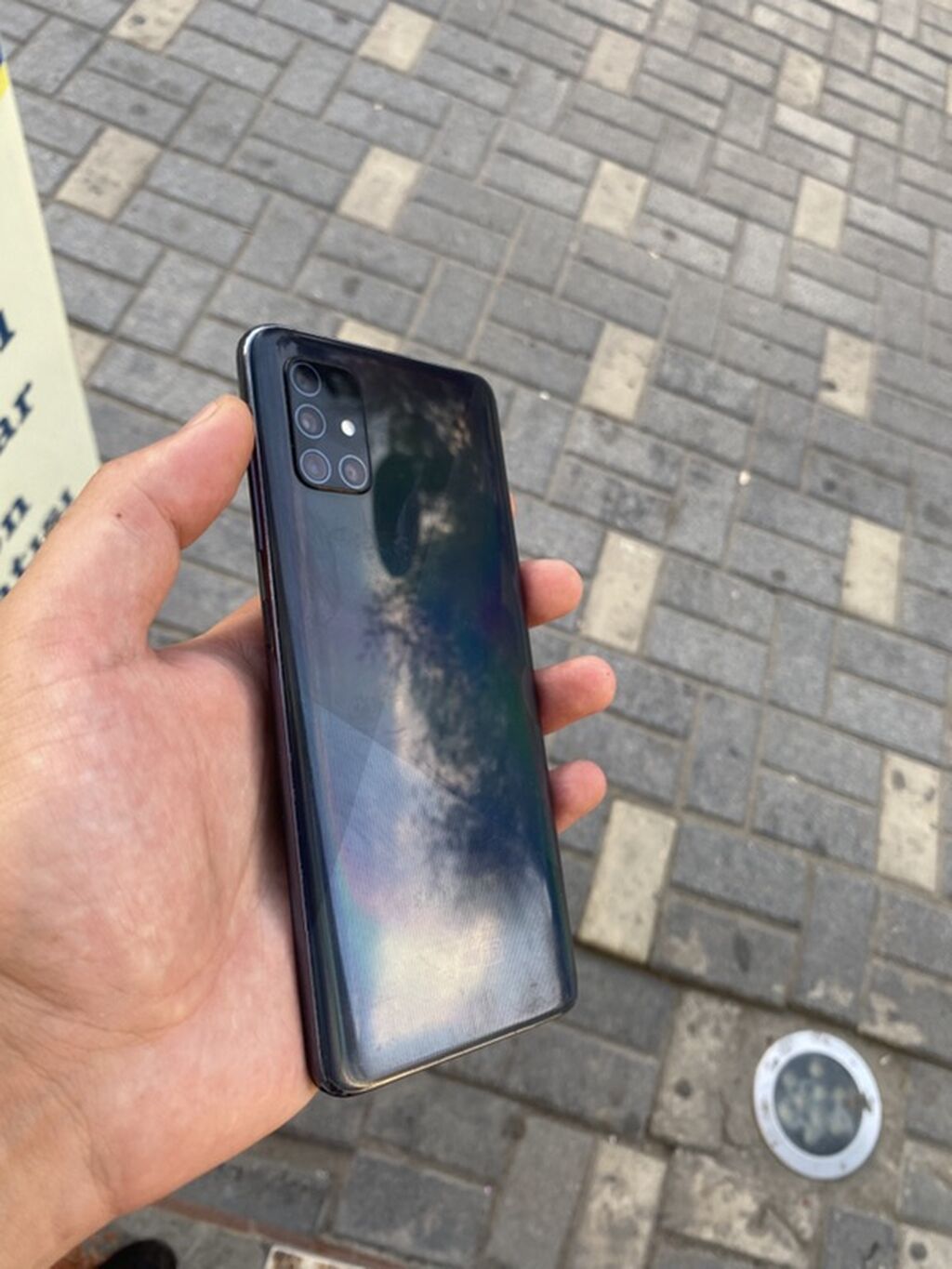 Samsung Galaxy A51, 128 GB, rəng - Qara, Barmaq izi — Samsung, Sumqayıt