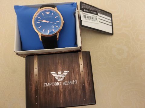 Yeni, Qol saatı, Emporio Armani, rəng - Qızılı — Bakı