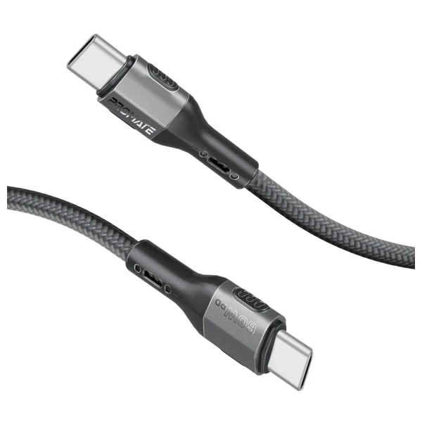Promate fletchlınk-cc.black usb-c 60W Cable — Bakı