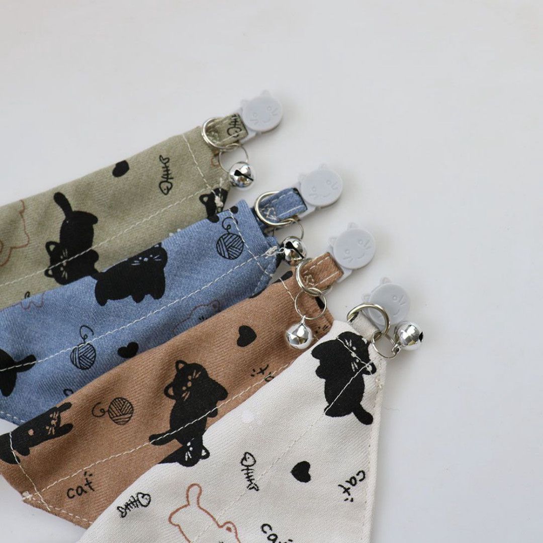 Boyunluq-bandana pişiklər üçün, mavi, ölçü S — Mallar, Bakı (3)