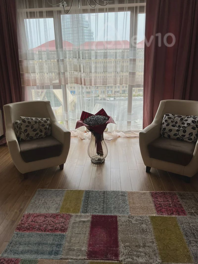 For rent: 2-room apartment (new building), 120 m² — Mənzil, Bakı (3)