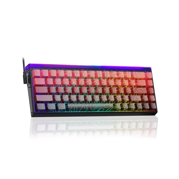 Aula Hero68 He Gradient Black & Red Wired Magnetic Keyboard — Mallar, Bakı