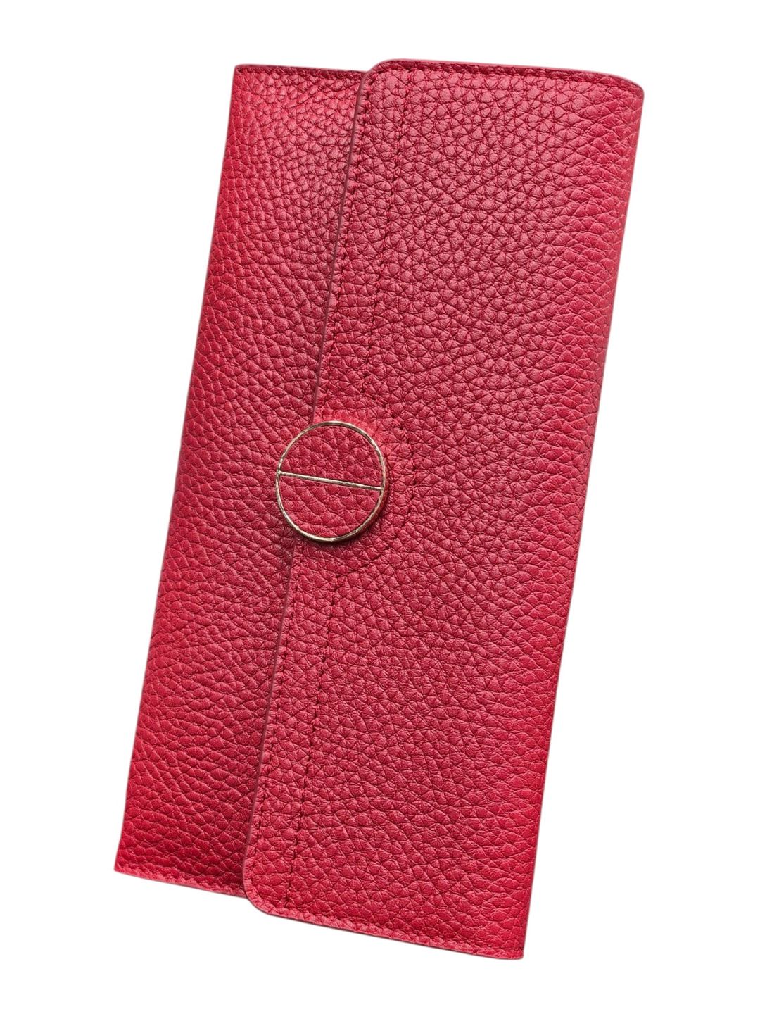 Qadınlar üçün pul qabı, təbii dəri, qırmızı, 19.5x10 sm, 6 kart bölməsi, Türkiyə istehsalı - Tergan_5820_Red — Mallar, Bakı