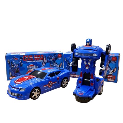 Robot-transformer Captain America A-H-0414-00016 C-S, göy — Bakı