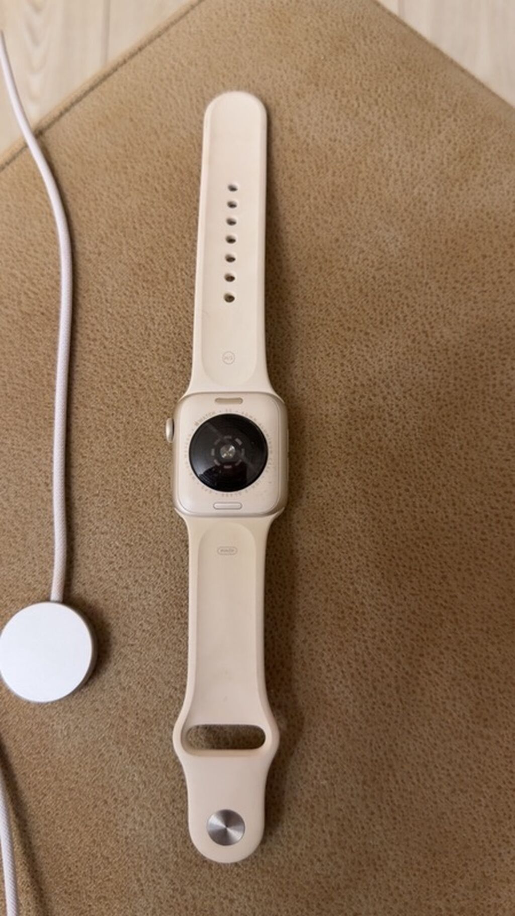 Apple Watch Series 2 alüminium korpus) – qum/bej rəngli silikon idman — Ağıllı saatlar, Bakı (2)