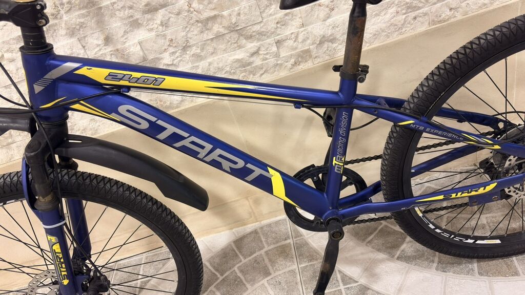 Start 24-01 dağ velosipedi - Çərçivə: polad, MTB Racing Division — Dağ velosipedləri, Şəki (2)