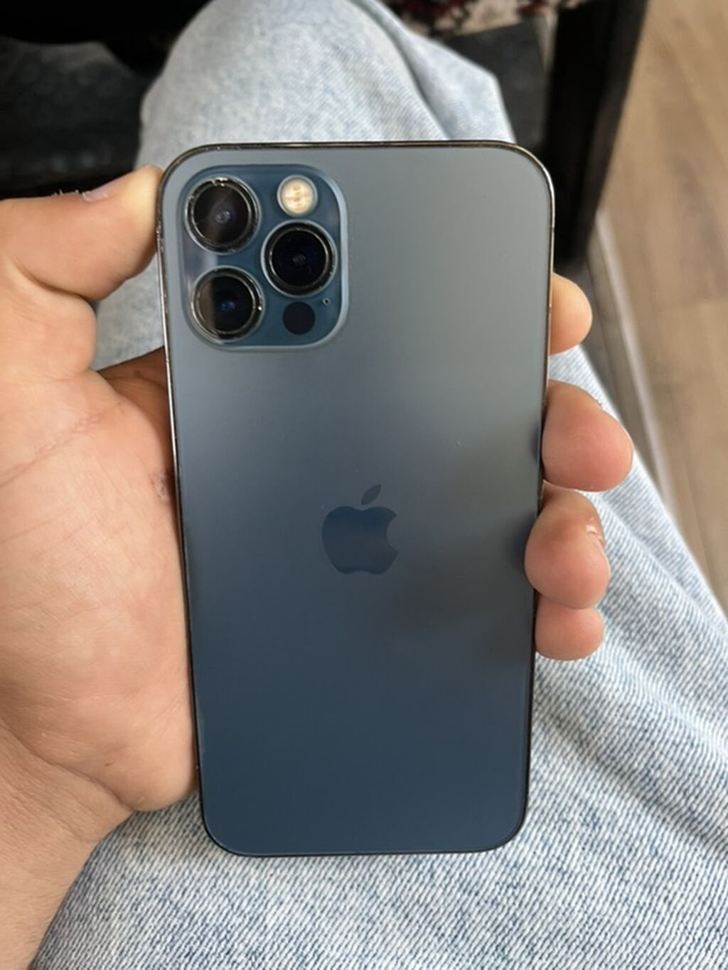 IPhone 12 Pro, 128 GB, Pacific Blue, Face ID — Apple iPhone, Gəncə