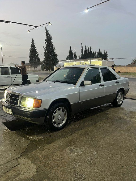 Mercedes 190, 2.0 L, 1991 il, 224 280 km 99-OR-428 — Avtomobillər, Salyan (2)