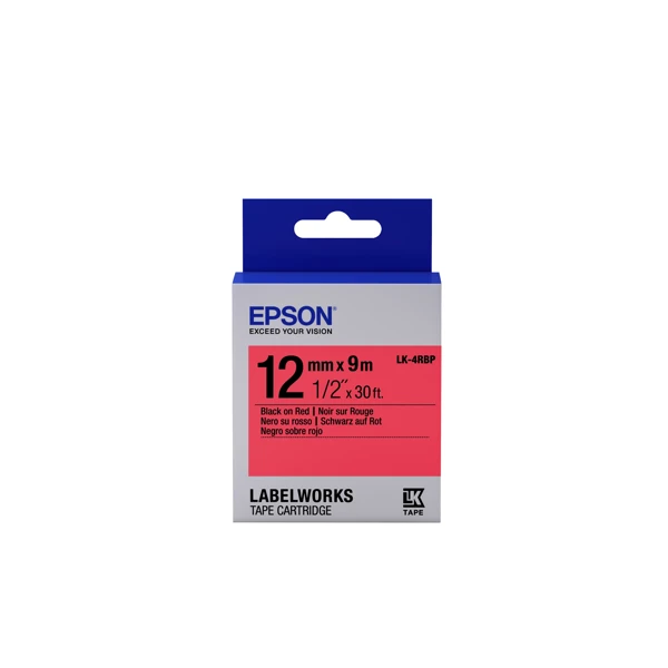 Epson LK-4RBP Pastel Black/Red C53S654007 — Bakı
