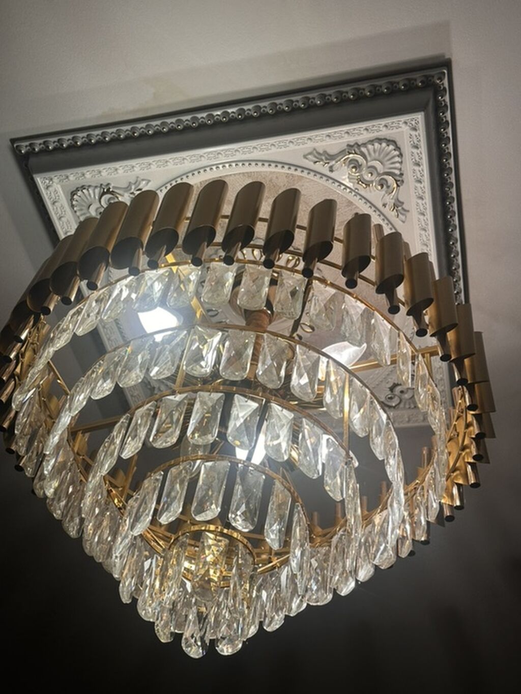 Çılçıraq, 10 və daha çox lampa, Metal — Tavan is?qlar? v? cilc?raqlar, Şəki