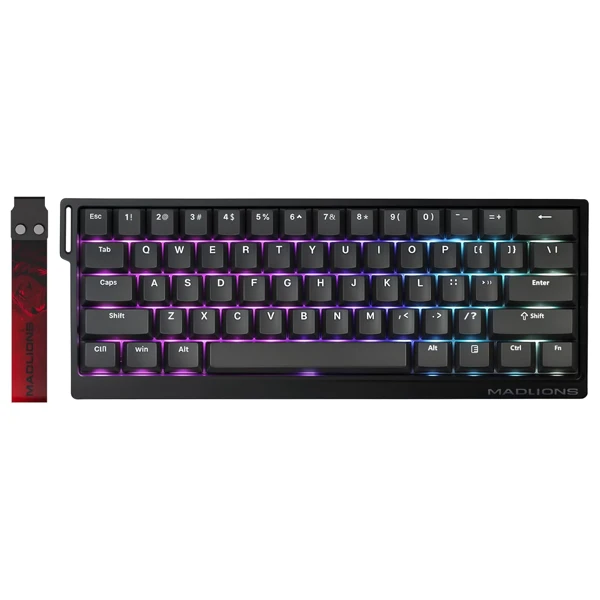 Madlıons MAD 60 HE Black Keyboard — Bakı