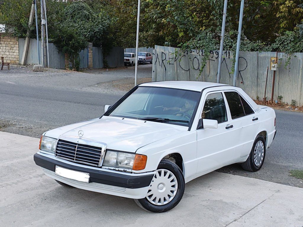 Mercedes 190, 2.0 L, 1991 il, 214 518 km — Avtomobillər, Bərdə (10)