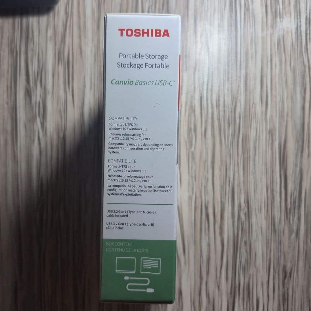 Xarici HDD 4TB Toshiba Canvio Basics (Usb-c) — Kompüterlər və noutbuklar, Bakı (4)