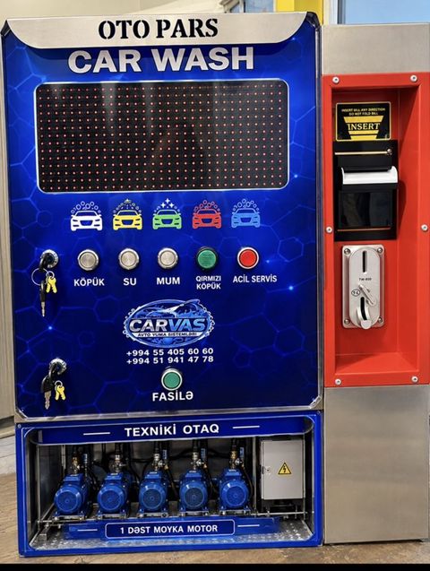 Özünəxidmət avtomobil yuma aparatı – “CAR Wash / OTO Moyka” sistemi — Bakı