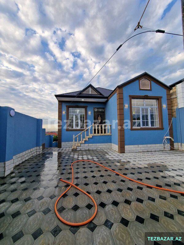 Saray qəsəbəsi, təzə yol tərəf — Ev, villa, Bakı (4)