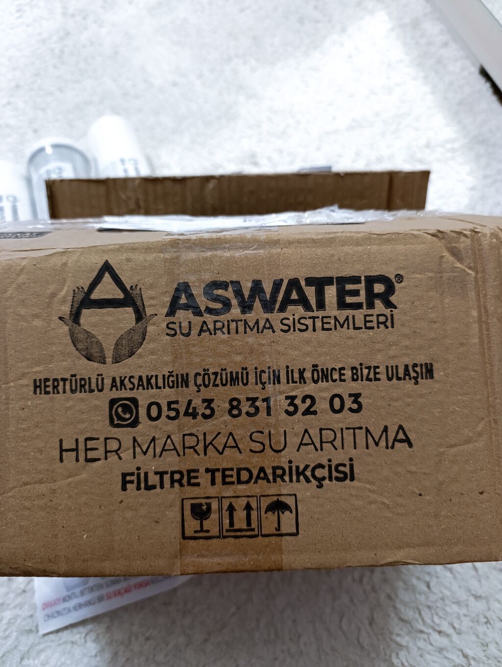 Aswater su arıtma sistemi üçün filtr dəsti Sehv aldigimiz ucu satilir — Su filtirləri və nasosu, Bakı (4)
