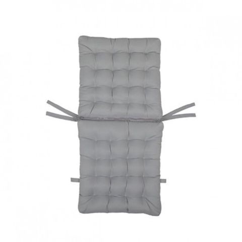 Stul üçün yastıq, 45x95 sm, mikrofibra, boz — Bakı