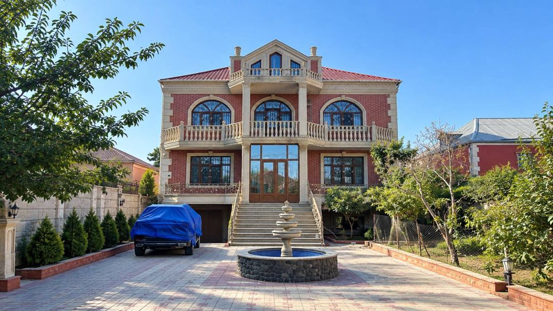 Satılır 6 otaqlı həyət evi/bağ evi 400 m² — Ev, villa, Bakı (2)