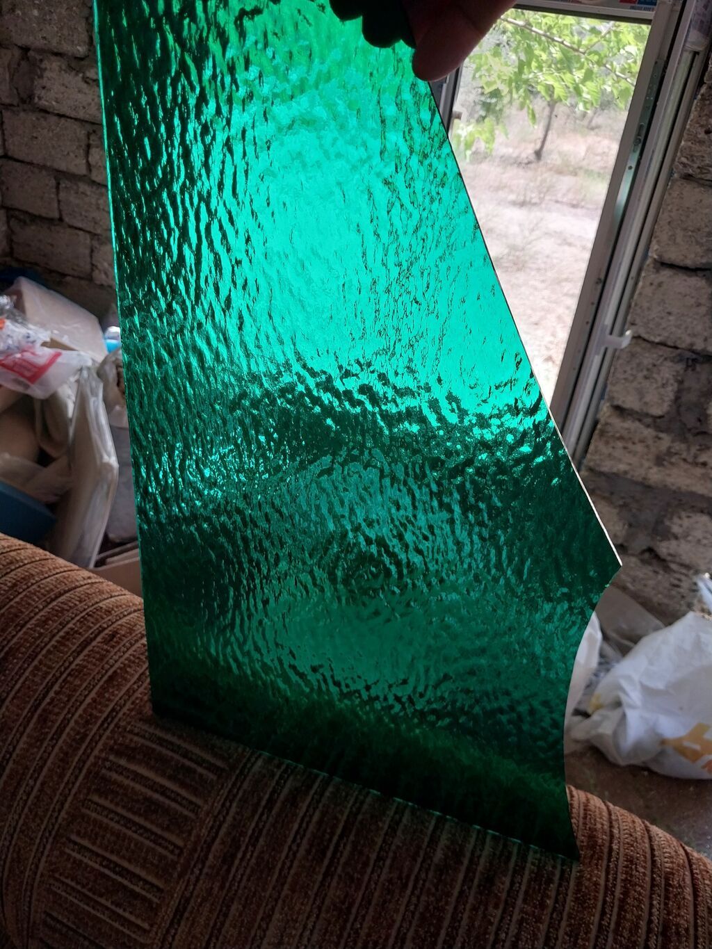 Rəngli dekorativ şüşə panellər - Material: dekorativ vitray tipli — Plitka və örtü materialları, Bakı (7)