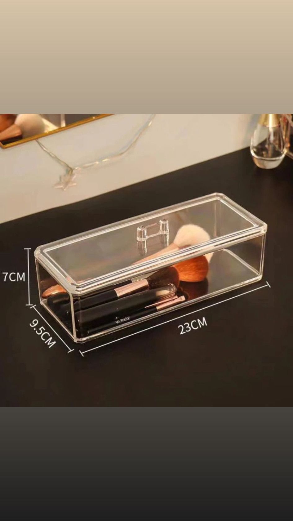 Kosmetik vasitələr üçün orqanayzer ss01, akril, şəffaf — Mallar, Bakı (2)