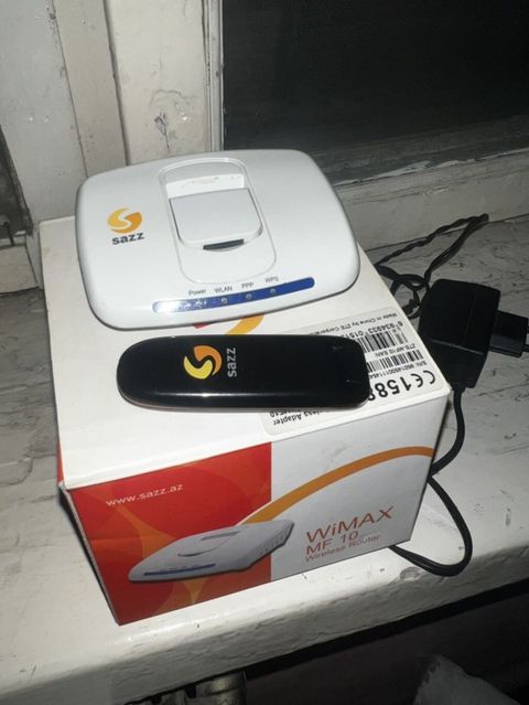 Sazz WiMAX MF10 simsiz router + Sazz USB modem dəsti Xüsusiyyətlər — Bakı