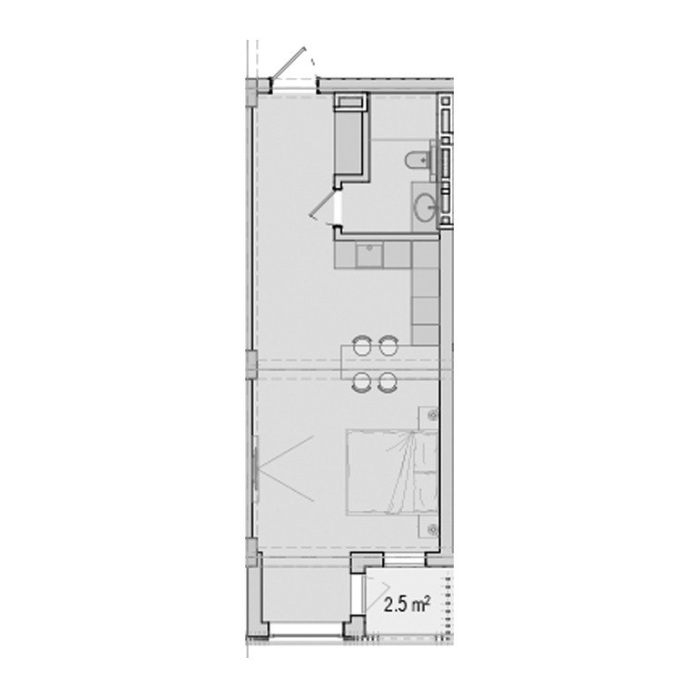 Satılır 3 otaqlı yeni tikili 123 m² — Mənzil, Bakı (5)
