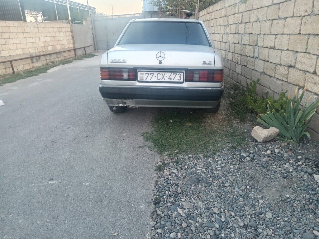 Mercedes 190, 2.0 L, 1992 il, 653 534 km 77-CX-473 — Avtomobillər, İmişli (2)