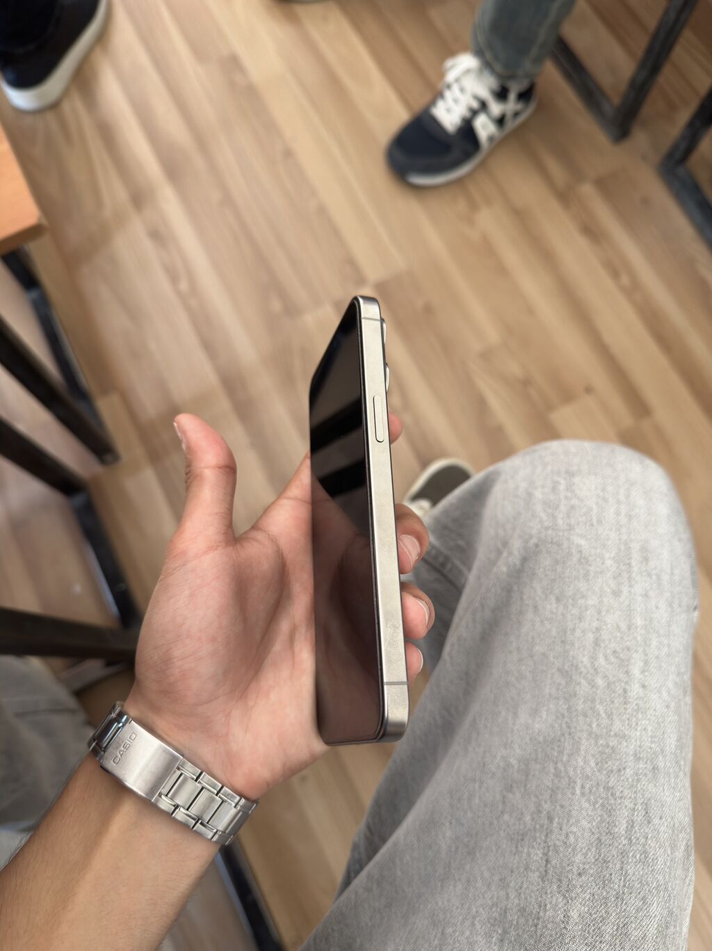IPhone 15 Pro Max, 256 GB, Natural Titanium, Zəmanət, Simsiz şarj, Face ID — Apple iPhone, Bakı (4)