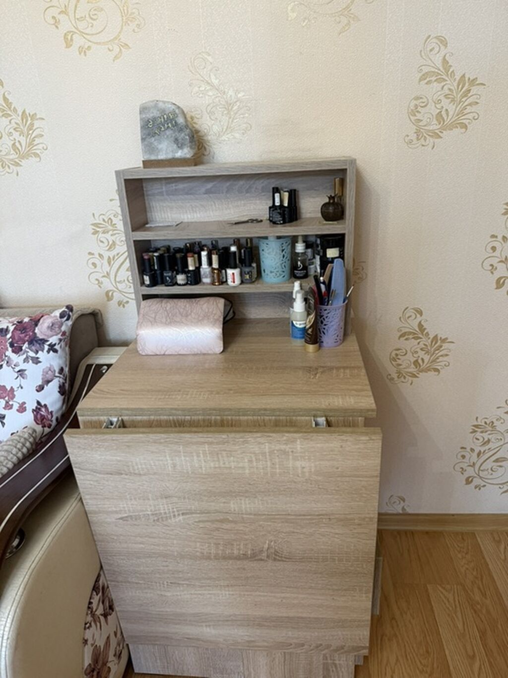 Transformasiya olunan iş/kiprik-dırnaq masası - Material: ağcaqayın — Salon mebeli, Sumqayıt (2)