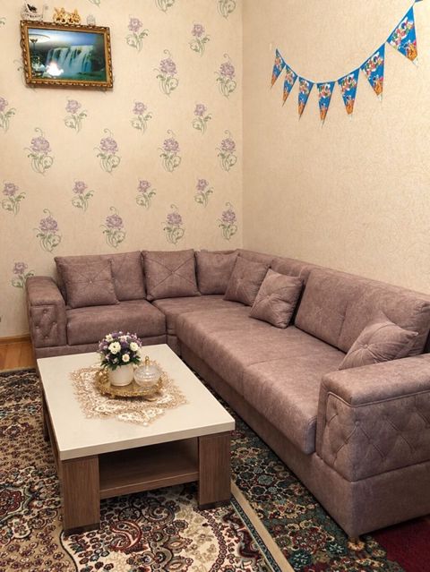 L‑formal künc divan dəsti və uşaq iki mərtəbəli çarpayı Künc divan — Bakı